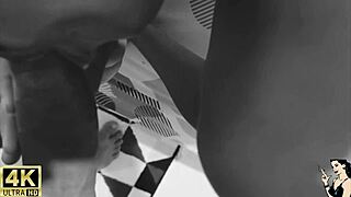 Trailer - security guard fucks the model and cums in her mouth - andressa castro