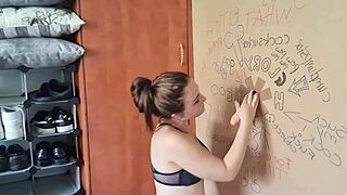 Tattoo Girl Fucks And Sucks At Glory Hole!