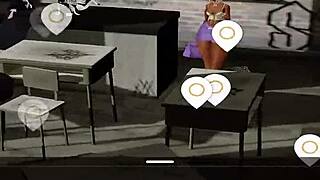 Big Booty Bitch Twerks At Party