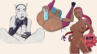 Ebony Big Titties Speed Paint!