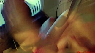 Sexy brunette licking ass and getting fucked 😈