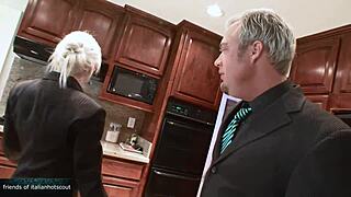 Sexy blonde girl licked and fucked