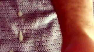 Cumshot Week Day 4 Aftermath On Dirty Socks Feet