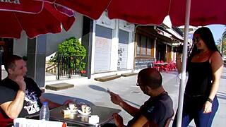 A Beautiful And Very Shapely Young 18+ Brunette Is Looking For A Nice Cock On The Street