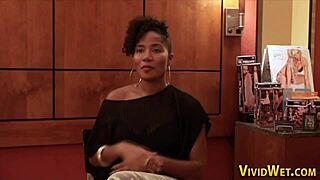 Teen pornstar endures intense spitroasting threesome with blowjob and cumshot