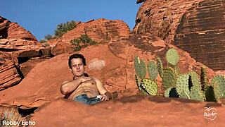 outdoor anal self-pleasure contrasts solo intensity