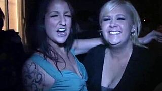 teen's tight pussy getting fucked hard in group