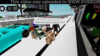 Sexo Em Público Com Uma Loira Submissa - Brookhaven