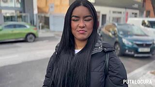 Putalocura - pillada a la venezolana culona ambar bunny termina con un rico creampie highlights a surprising encounter