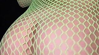 Have you seen Nadia Diamo twerking her hot ass in fishnet bodysuit slow motion?