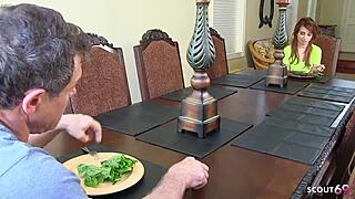 skinny crazy step-daughter kaylee haze tricks step-dad for defloration fuck?