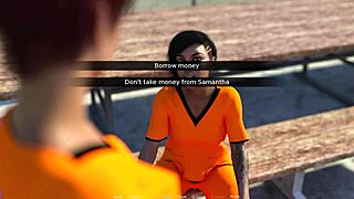 let's play prison life, fingering my shaved pussy