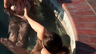 Outdoor Lesbian Sex With Two Hot Gals