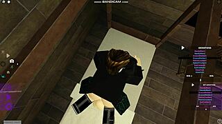 Cewek Emo Roblox Diinjak Keras di Ranjang Bagian 2