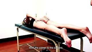 waxing client gets horny and has sex with the waxer