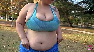 Blonde BBW gets hardcore apartment fuck.