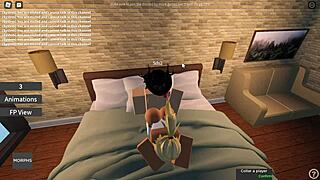 roblox slut sucks and fucks a big dick hardcore