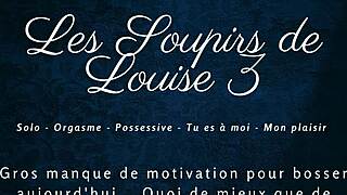 Les soupirs de louise 3 features french audio solo female performance