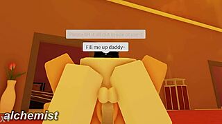 Whore Receives Multiple Creampies During Rough Riding