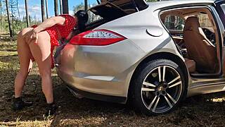 Caught Fucking In Forest With Big Cock And Monster Cock In Doggystyle Quickie