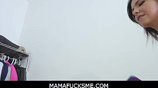 Mamafucksme - Stepmom Sucking Her Stepsons Cock While On Phone With Stepdaddy - Danica Dillon