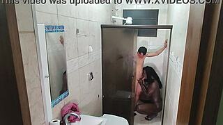 hidden camera catches black girl creampied by young guy