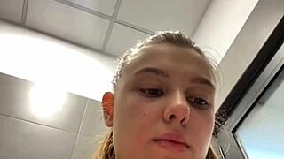 fingering pussy in public