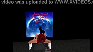 Dee rides the Sybian machine in casual solo session.