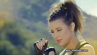 kitana shares hard dick with warrior besties 😏