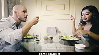 Sorority step daughter expresses gratitude to her daddy - famxxx