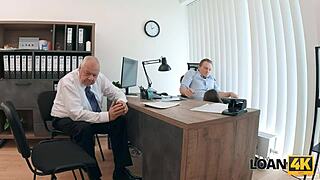 mina k's heart pounds as horny teen reveals shaved pussy in office casting