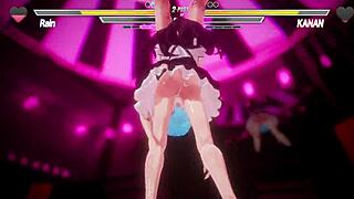 lesbian battle 7 with anal assfucking fingering and masturbation