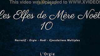 les elfes de mère noël 10 - french dirty talk orgy.