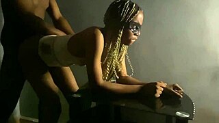 Slow Sensual Sex with Pretty Petite 18+ Ebony Babe, Small Tits and Ass