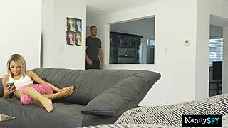 nanny caught licking girlfriend's pussy