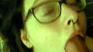 Belle tied down for throat use in domination scene