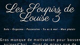 Les soupirs de louise 3 features french audio solo female performance
