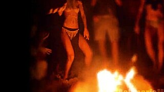 slut majick flashes topless in slow motion at the public cemetery 😈