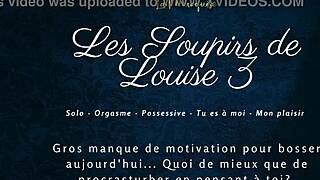 Les soupirs de louise 3 features french audio solo female performance