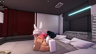 Roztrhám jí kundu v Robloxu