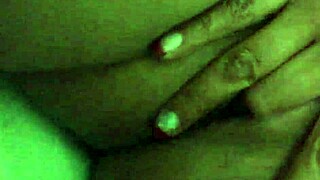 intriguing female masturbation for boyfriend voyeur.