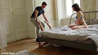 내 여친 애인 숨긴 거 잡았어? 그녀가 나를 3P에 끌어들였어.