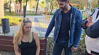 christen courtney in 3-on-1 dp with gagging 😈