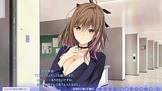 Bound Woman Dances Erotically On Stage