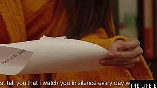 perfect country girl relaxes by the fire