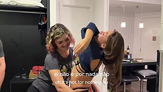 we met friends and swapped partners after dinner, getting wild with big asses.