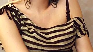 She Strips Teasingly While Husband Bathes With Big Cock