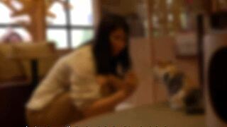 Hey, check out this tall model beauty Kaori-chan enjoying her body