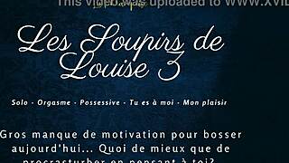 Les soupirs de louise 3 features french audio solo female performance