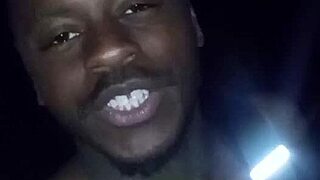 Hey, privately flashing my natural tits on a warm 70-degree night, then prowling like a wolf towards my woman under the moon